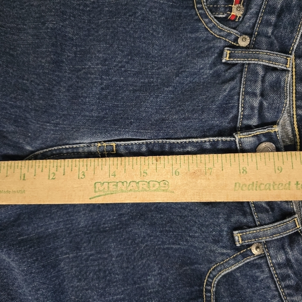 TOMMY HILFIGER VINTAGE JAMIL 2000 Women's Bootcut Denim Jeans Size 9 Juniors Y2K - Picture 12 of 13